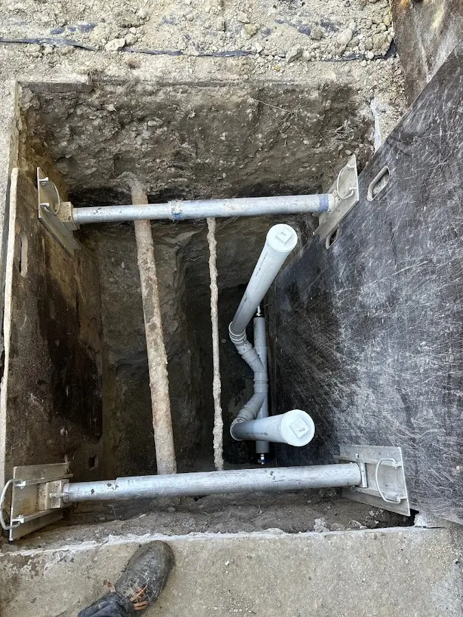 Experienced plumber completing Gas Line Repair work in Dickinson